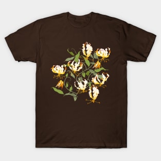 Gloriosa - white on brown T-Shirt